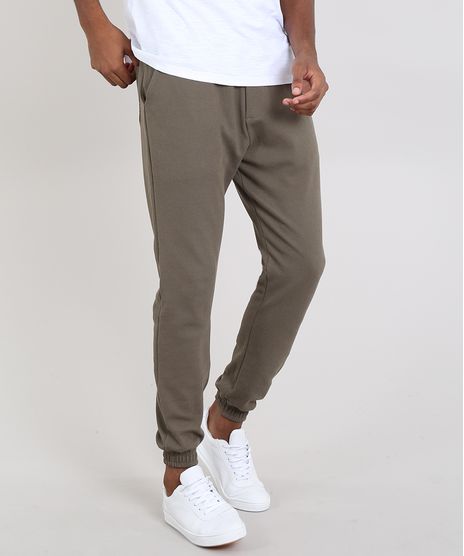 Calca-Masculina-Relaxed-em-Moletom-com-Textura-Verde-Militar-9538246-Verde_Militar_1