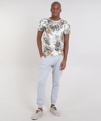 Calca-Masculina-Relaxed-em-Moletom-com-Textura-Cinza-Mescla-Clara-9538246-Cinza_Mescla_Clara_3