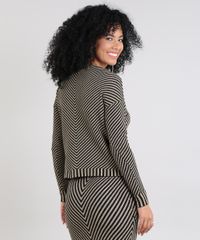 Sueter-Feminino-Estampado-Geometrico-em-Trico-Kaki-9360216-Kaki_2