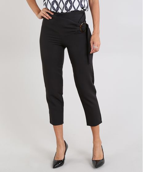 Calca-Feminina-Pantacourt-com-Fivela-em-Acrilico-Preta-9589147-Preto_1