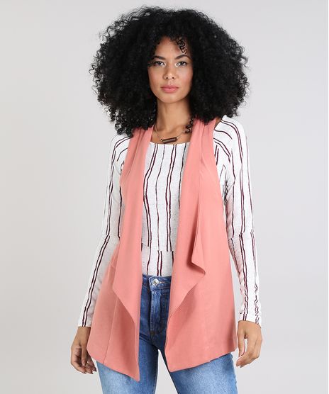 Colete-Feminino-Assimetrico-com-Linho-Coral-9557274-Coral_1