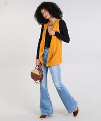 Colete-Feminino-Assimetrico-com-Linho-Mostarda-9557274-Mostarda_3