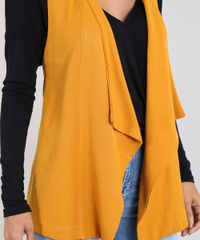 Colete-Feminino-Assimetrico-com-Linho-Mostarda-9557274-Mostarda_4