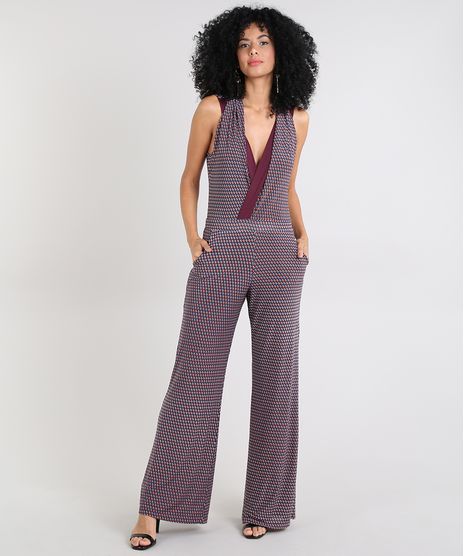 Macacao-Feminino-Transpassado-Estampado-Geometrico-Sem-Manga-Vinho-9588410-Vinho_1