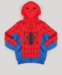 Blusao-Infantil-Homem-Aranha-com-Capuz-em-Moletom-Vermelho-8468788-Vermelho_5