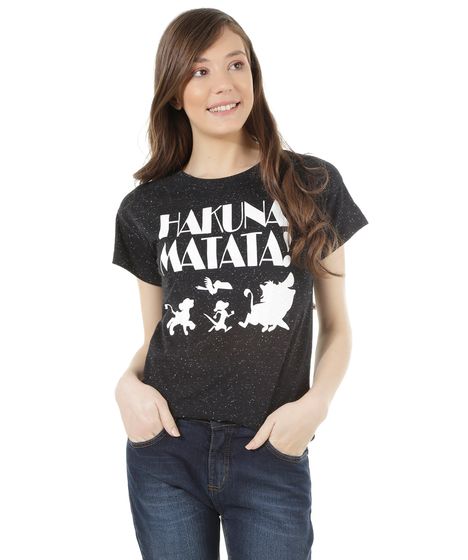 blusa hakuna matata c&a