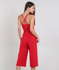 Macacao-Feminino-Pantacourt-com-Bolsos-Alcas-Cruzadas--Vermelho-9343208-Vermelho_2