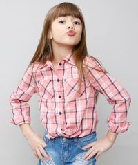 Camisa-Infantil-Xadrez-com-Bolsos-Manga-Longa-Rosa-Claro-9359849-Rosa_Claro_1