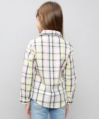 Camisa-Infantil-Xadrez-com-Bolsos-Manga-Longa-Amarelo-Claro-9359851-Amarelo_Claro_2