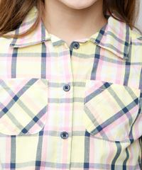 Camisa-Infantil-Xadrez-com-Bolsos-Manga-Longa-Amarelo-Claro-9359851-Amarelo_Claro_4