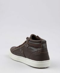 Sapatenis-Masculino-em-Couro-Cano-Alto-com-Recortes-Marrom-Escuro-9565768-Marrom_Escuro_3