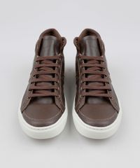 Sapatenis-Masculino-em-Couro-Cano-Alto-com-Recortes-Marrom-Escuro-9565768-Marrom_Escuro_4