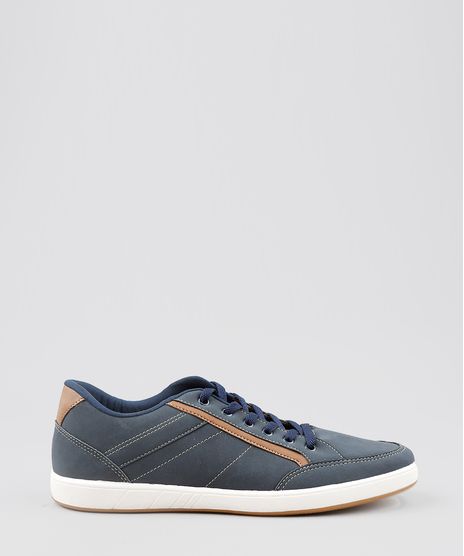 Sapatenis-Masculino-Ollie-com-Recortes-Azul-Marinho-9562463-Azul_Marinho_1