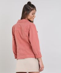 Jaqueta-de-Sarja-Feminina-com-Bolsos-Rosa-Escuro-9573569-Rosa_Escuro_2