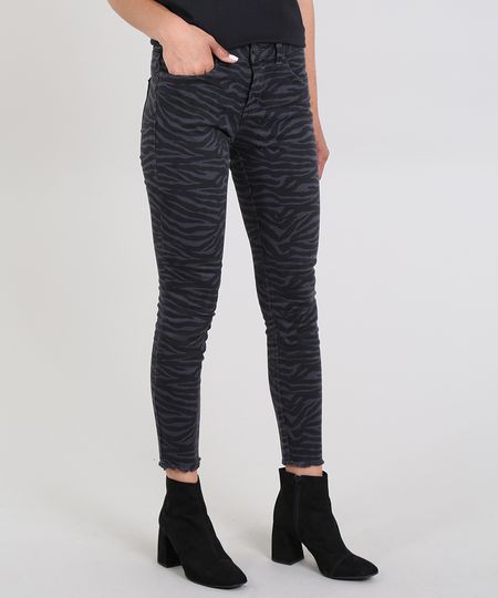 Calca-de-Sarja-Feminina-Cigarrete-Estampada-Animal-Print-Chumbo-9587490-Chumbo_1 Calca-de-Sarja-Feminina-Cigarrete-Estampada-Animal-Print-Chumbo-9587490-Chumbo_1