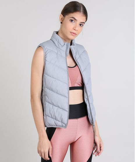 Colete-Feminino-Puffer-Esportivo-Ace-Cinza-Mescla-Claro-9367067-Cinza_Mescla_Claro_1