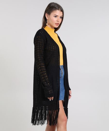 Capa-Feminina-Longa-em-Trico-com-Franjas-Preta-9568609-Preto_1