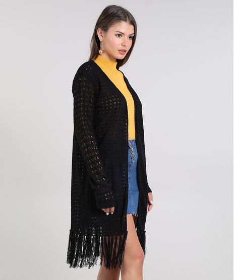 Capa-Feminina-Longa-em-Trico-com-Franjas-Preta-9568609-Preto_1
