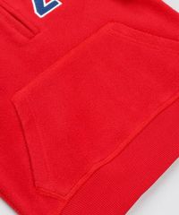 Blusao-Infantil-em-Fleece-com-Meio-Ziper-Vermelho-9336215-Vermelho_5