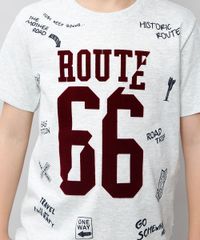 Camiseta-Infantil--Route-66--Manga-Curta-Cinza-Mescla-Claro-9527246-Cinza_Mescla_Claro_4