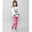 Pijama-Infantil-Panda-com-Glitter-em-Moletom-Manga-Longa-Cinza-Mescla-Claro-9527877-Cinza_Mescla_Claro_1