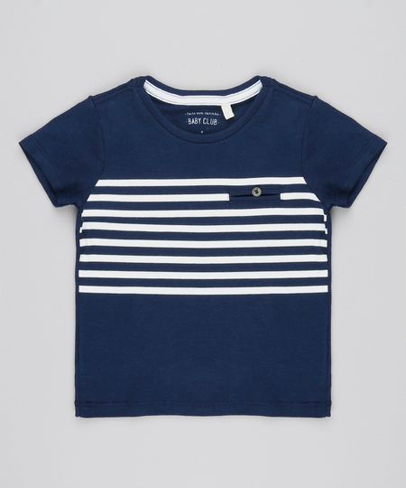 Camiseta-Infantil-com-Listras-Manga-Curta-Gola-Redonda-Azul-Marinho-9537827-Azul_Marinho_1
