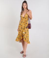 Vestido-Feminino-Midi-Envelope-Estampado-Floral-Alca-Fina-Mostarda-9440467-Mostarda_3