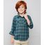 Camisa-Infantil-Estampada-Xadrez-com-Bolso-Manga-Longa-Verde-9382072-Verde_1