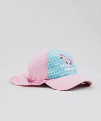 Bone-Infantil-Aba-Curva-Flamingo-com-Protecao-UV-50--Rosa-Claro-9439475-Rosa_Claro_2