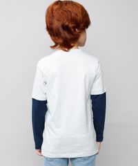 Camiseta-Infantil--Route-66--Manga-Longa-Cinza-Mescla-Claro-9527247-Cinza_Mescla_Claro_2