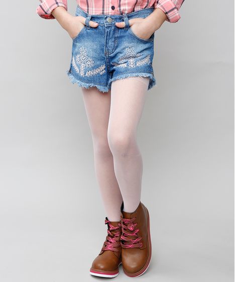 short jeans 12 anos