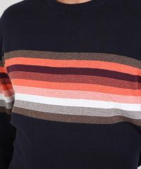 Sueter-Masculino-em-Trico-com-Listras-Gola-Careca-Azul-Marinho-9323658-Azul_Marinho_4