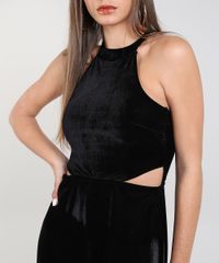 Macacao-Feminino-Pantacourt-Halter-Neck-com-Vazado-em-Veludo-Preto-9570885-Preto_4
