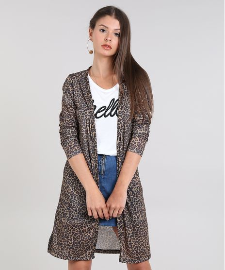 Capa-Feminina-Longa-Estampada-Animal-Print-com-Fenda-Marrom-9575089-Marrom_1