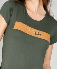 Blusa-Feminina--Texas-baby--com-Suede-Manga-Curta-Verde-Militar-9045820-Verde_Militar_4