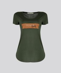 Blusa-Feminina--Texas-baby--com-Suede-Manga-Curta-Verde-Militar-9045820-Verde_Militar_5