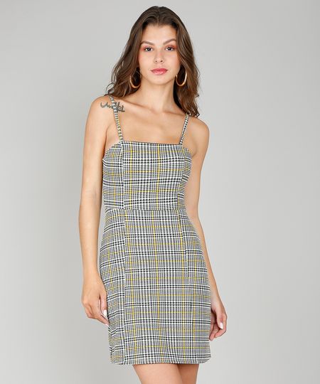 Vestido-Feminino-Curto-Estampado-Xadrez-Alca-Fina--Off-White-9464451-Off_White_1 Vestido-Feminino-Curto-Estampado-Xadrez-Alca-Fina--Off-White-9464451-Off_White_1