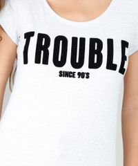 Blusa-Feminina--Trouble-Since-90-s--Decote-Redondo-Manga-Curta-Cinza-Mescla-Claro-9568445-Cinza_Mescla_Claro_4