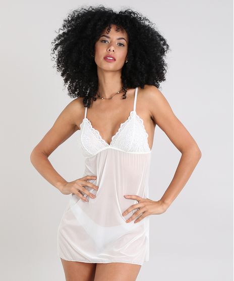 Camisola-Feminina-em-Tule-com-Renda-Alcas-Finas-Off-White-9514688-Off_White_1
