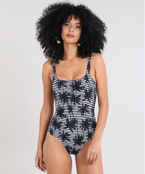 Maio-Body-Feminino-Estampado-Tropical-Listrado-com-Bojo-e-Protecao-UV-50-Preto-9555823-Preto_1