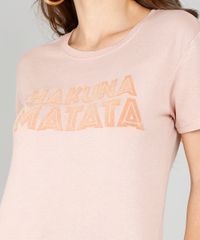 Blusa-Feminina--Hakuna-Matata--Decote-Redondo-Manga-Curta-Rose-9573347-Rose_4