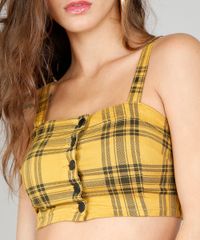 Regata-de-Sarja-Feminina-Cropped-Estampada-Xadrez-Mostarda-9587504-Mostarda_4 Regata-de-Sarja-Feminina-Cropped-Estampada-Xadrez-Mostarda-9587504-Mostarda_4