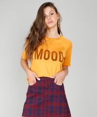 Blusa-Feminina-Cropped--Mood--Manga-Curta-Decote-Redondo-Mostarda-9298008-Mostarda_1