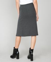 Saia-Feminina-com-Estampa-Chevron-Metalizada-e-Fenda-Preta-9570646-Preto_2