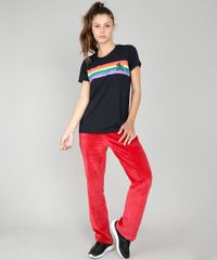 Blusa-Feminina-Esportiva-Ace-Mickey-com-Arco-Iris-Manga-Curta-Decote-Redondo-Preta-9541916-Preto_3