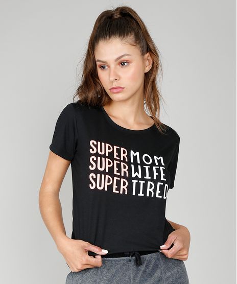 Blusa-Feminina-Esportivo-Ace--Super-mom--Manga-Curta-Preta-9541414-Preto_1