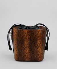 Bolsa-Feminina-Bucket-Media-Croco-Estampada-Animal-Print-Marrom-9483485-Marrom_1