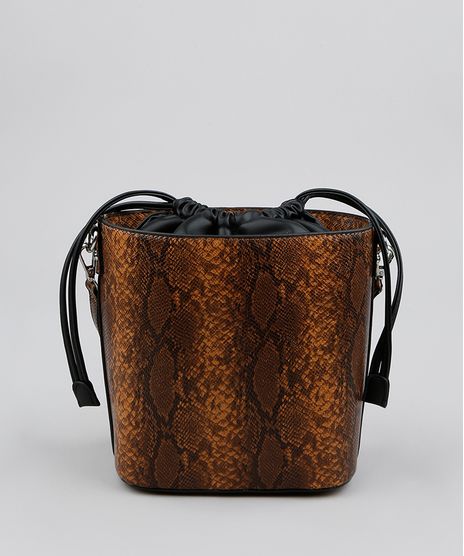 Bolsa-Feminina-Bucket-Media-Croco-Estampada-Animal-Print-Marrom-9483485-Marrom_1