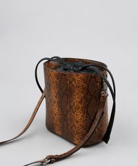 Bolsa-Feminina-Bucket-Media-Croco-Estampada-Animal-Print-Marrom-9483485-Marrom_4