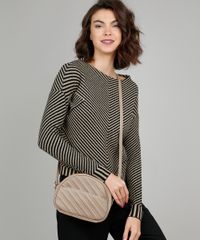 Bolsa-Feminina-Transversal-Pequena-com-Matelasse-Kaki-9484648-Kaki_2
